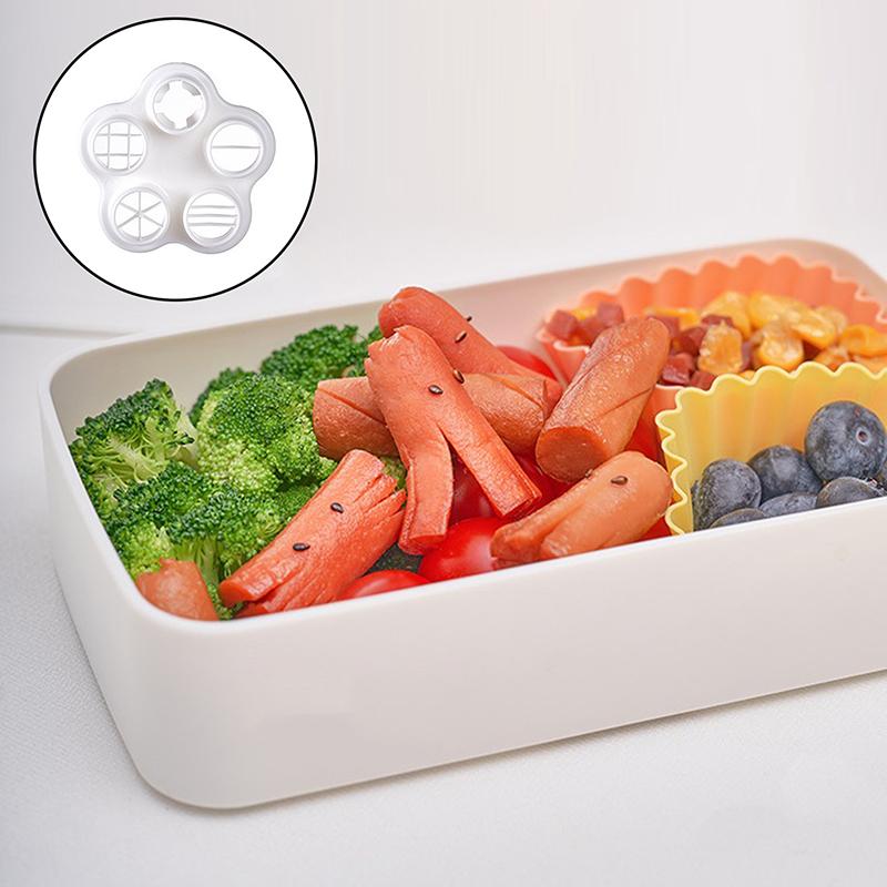 

Набор из 5 резаков для сосисок в виде таксы, в стиле цветка, краба, осьминога, резак для ветчины и сосисок, кухонная форма для нарезки, сделай сам, ланч для бенто-бокса 1pcs