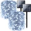 Solar Fairy Lights Outdoor Lamp Super Bright Solar String Lights Outoor 8 Modes LED Lights for Garden Patio Christmas Decoration