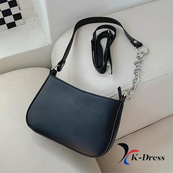 Log Half Two-Way Chain Shoulder Crossbag (2 Colors)