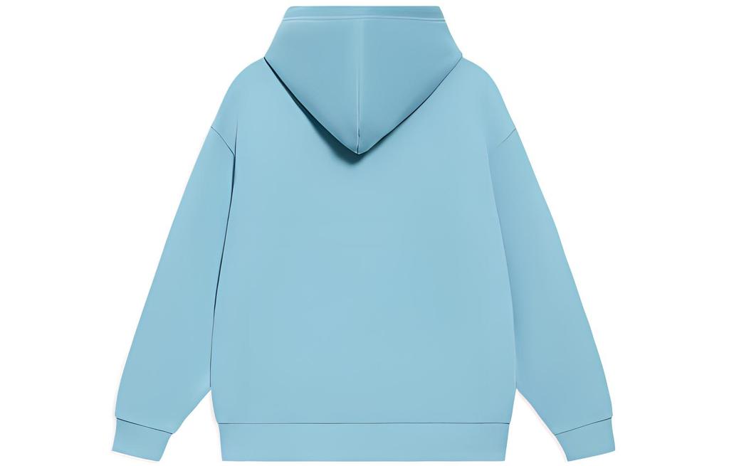 Men's Li-Ning Sports Fashion Collection Sweatshirts Unisex Blue Hooded Moderate Regular