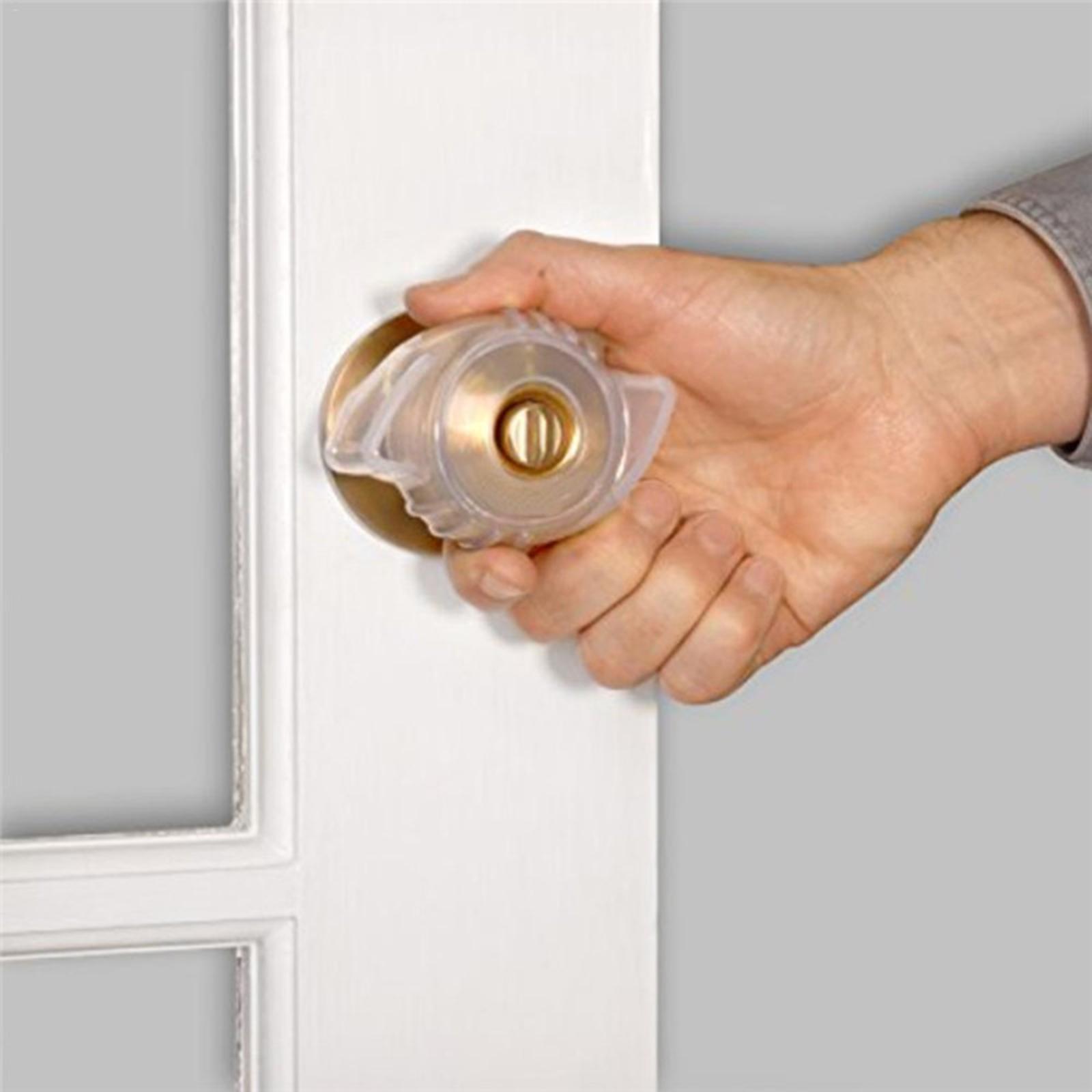 

Luminous Silicone Door Lock Covers Thick Soft Door Knob Dust Covers Anti-collision Pad Room Door Lock Protective Covers