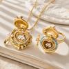 Openable Pendant Necklace Fine Zinc Zinc Alloy Ring Thoughtful Gift Necklace Ring  Casual Wear