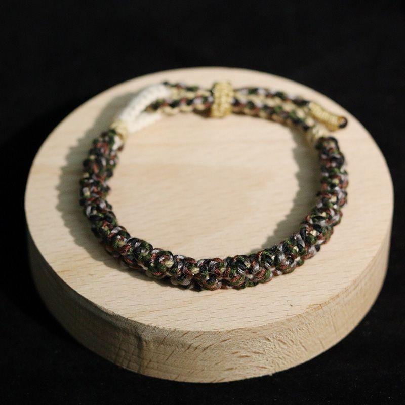 

Новый китайский стиль ремешок для переноски оригинальный ручной работы цепочка из цветков персика DIY готовое изделие бусины для переноса для пары подарки для девушки пакет материалов Forest Green (material package)