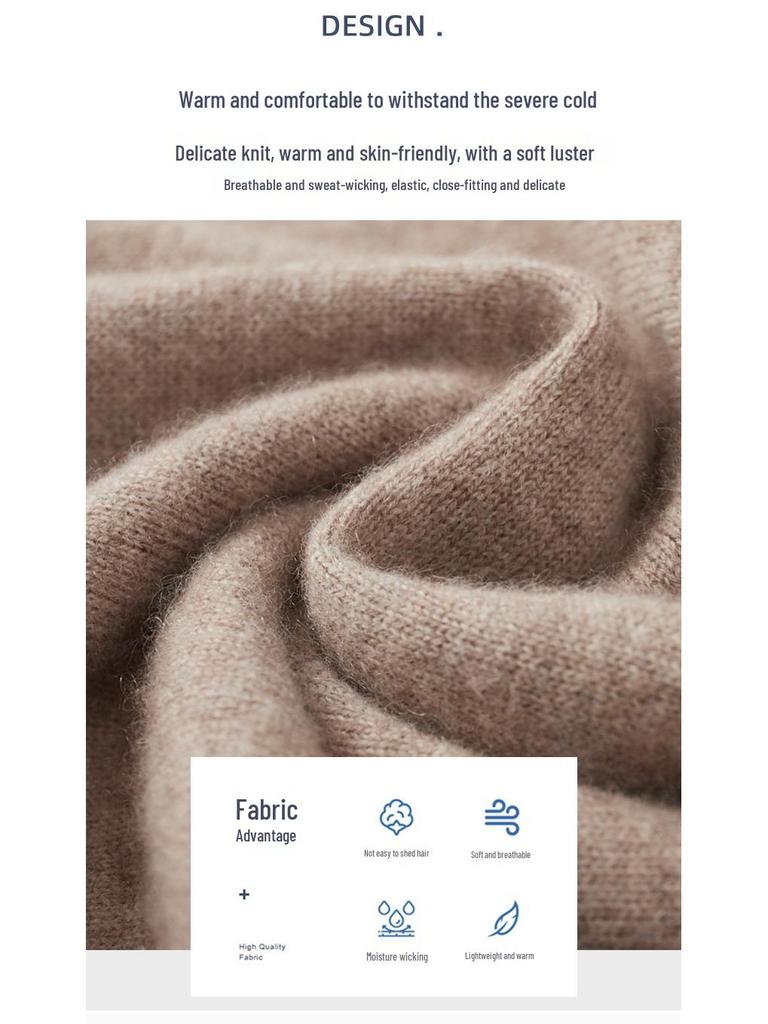 Men's V-Neck 100% Pure Wool Sweater - Solid Color, Short/Long Sleeve, Cashmere Knit Base Layer for Autumn/Winter