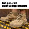 Wysokie buty ochronne do pracy, obuwie ochronne odporne na rozbicie i przebicie, buty spawalnicze ze skóry bydlęcej, twarde męskie obuwie robocze, męskie