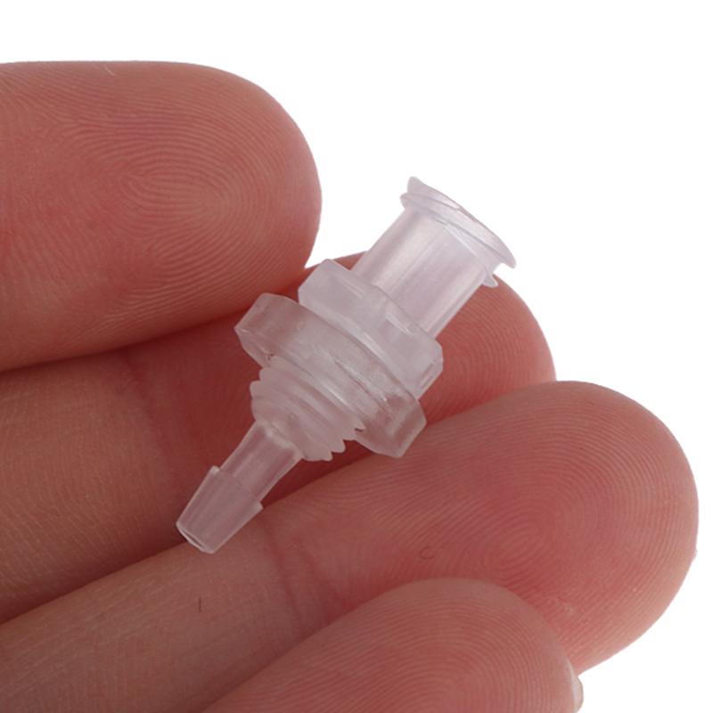 2Pcs Luer Lock Adapter PP Plastic Air Valve Pipe Subpackaging Instrument Connect