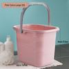 ZISIZ Thickened Square Plastic Bucket