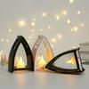 Portable Lanterns Vintage Style Candle Holder Night Lamp Ornament Outdoor Indoor Decorative Lantern