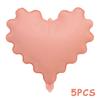 5Pcs 20 Inch Wave Love Heart Aluminum Film Balloons Valentine'S Day Wedding Birthday Party Scene Decor Balloon Party Supplies