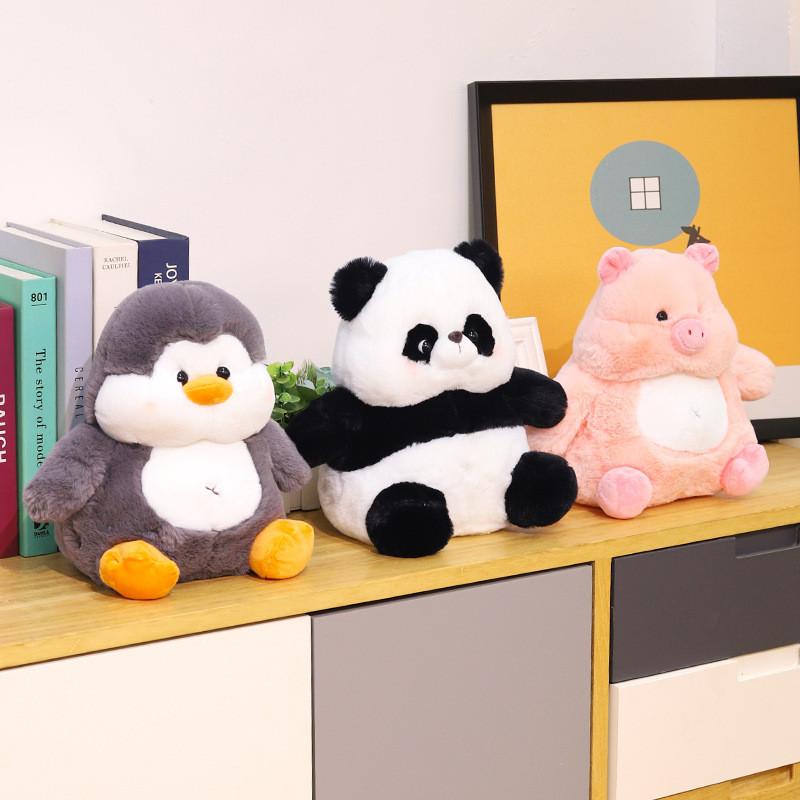 Pig Penguin Panda Plush Toys Sleep Companions Dolls Kids Animal  Gifts Birthday