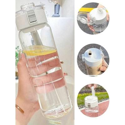 1pcs 800ml Water Cup Highly Aesthetic Portable Sports Water Bottle Simple And Large Capacity Portable Cup