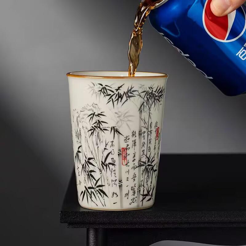 Ru Kiln Mozhu Coke Cup Teacup Personal Special Large Capacity Master Cup Tea Cup Tea Kung Fu Tea Set