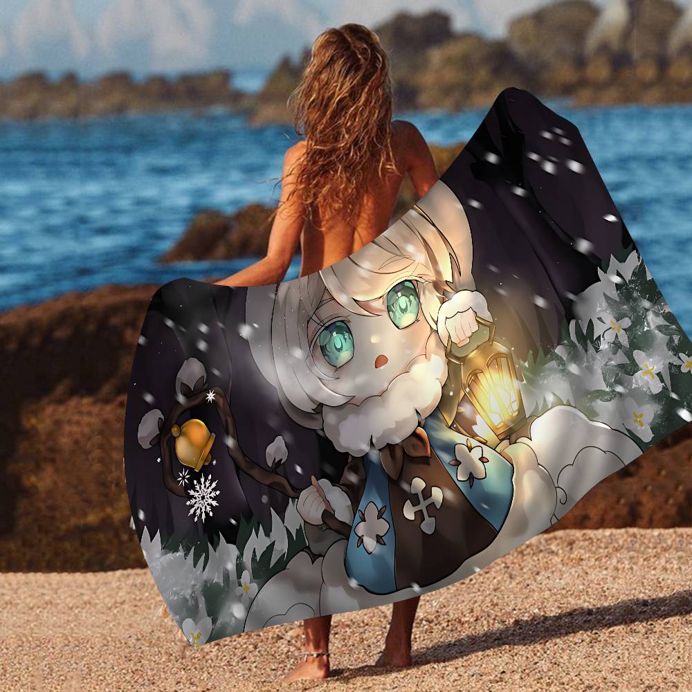 Game C-Cookie R-Run K-Kingdom Beach Towel Colorful Bath Towels for Microfiber Quick Dry Custom Sand Free Beach Yoga Spa Gym Pool