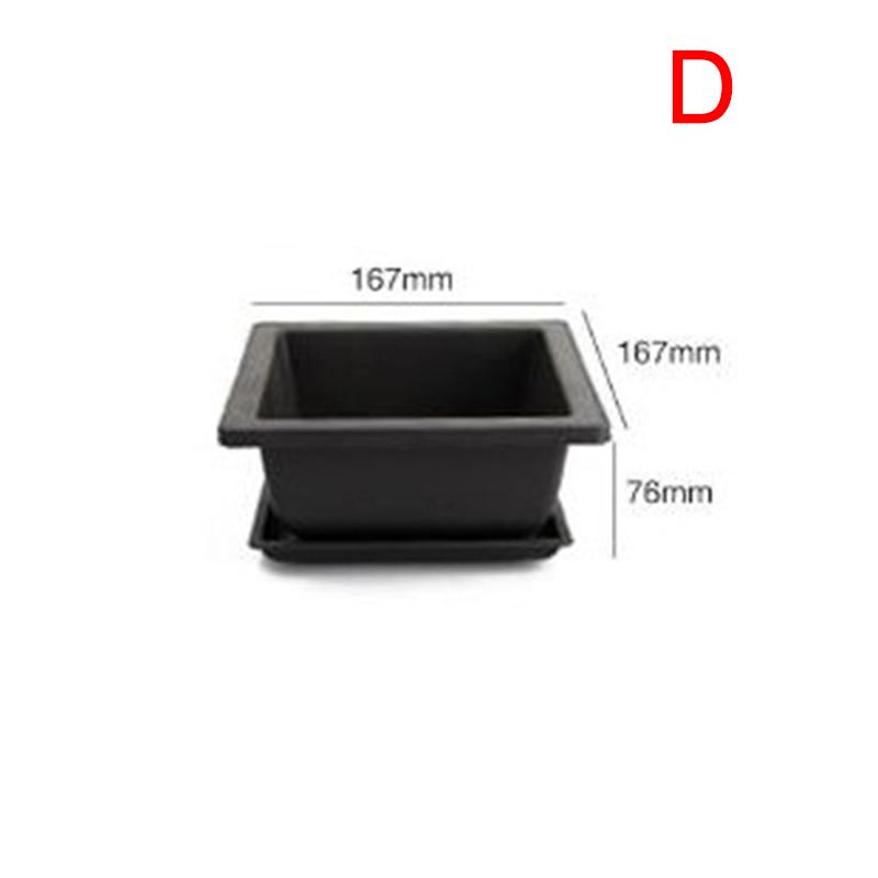 Plastik Bonsai Eğitim Saksıları Çiçek Bitki Fidanlık Saksısı Saksı Balkon Bahçe Kullanımı