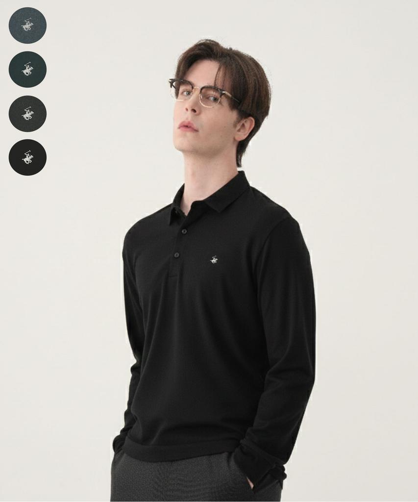 BHPOLOCLUB Men'S Tension Classic Polo Shirt 4 Colors Ts360