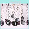 Vibrant Pvc Spiral Number Signs For First Birthday And Anniversary Party Decorations