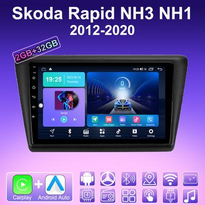 2 DIN Android Carplay Autoradio für Skoda Rapid NH3 NH1 2012-2020 Multimedia-Player Head Unit Stereo GPS Navigation BT WIFI 2 + 32GB