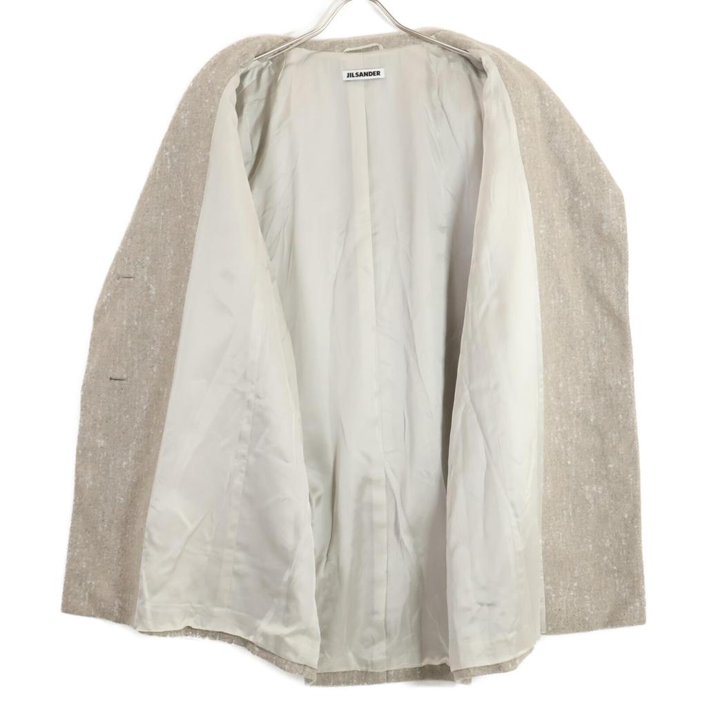 Jil Sander Grey 09AW Wool Alpaca Single Coat Coat 38 grayUsed