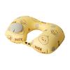 Neck Pillow U-shaped Pillow Pump Type Neck Pillow for Travel Air Pillow Easy To Carry Air Pillow Neck Pillow Manual Press Inflatable Neck Pillow