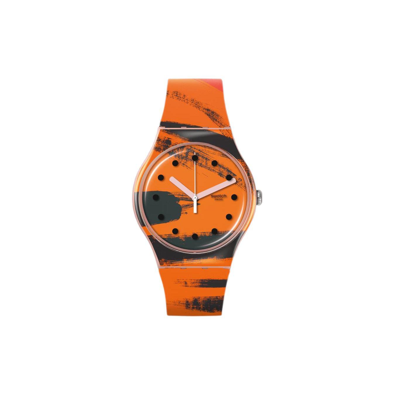 SWATCH Unisex 41mm Orange Watch SUOZ362 SUOZ362 Orange Watch Dial