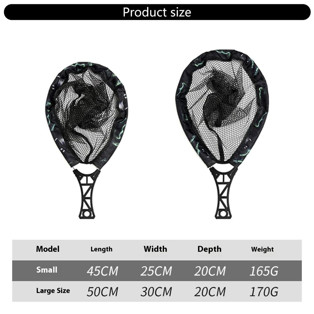 Fishing Net for Adult Unisex Landing Net with Comfortable Grip Handle Fishing Landing Net Fishing Tackle Accessories