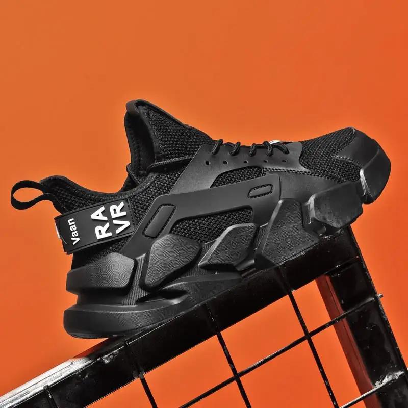 Fashion 2024 Autumn New High-top Beige Men's Sneakers Chunky Men Shoes Heighten Fashion Casual Plus Size Zapatillas Damping Tennis Shoes