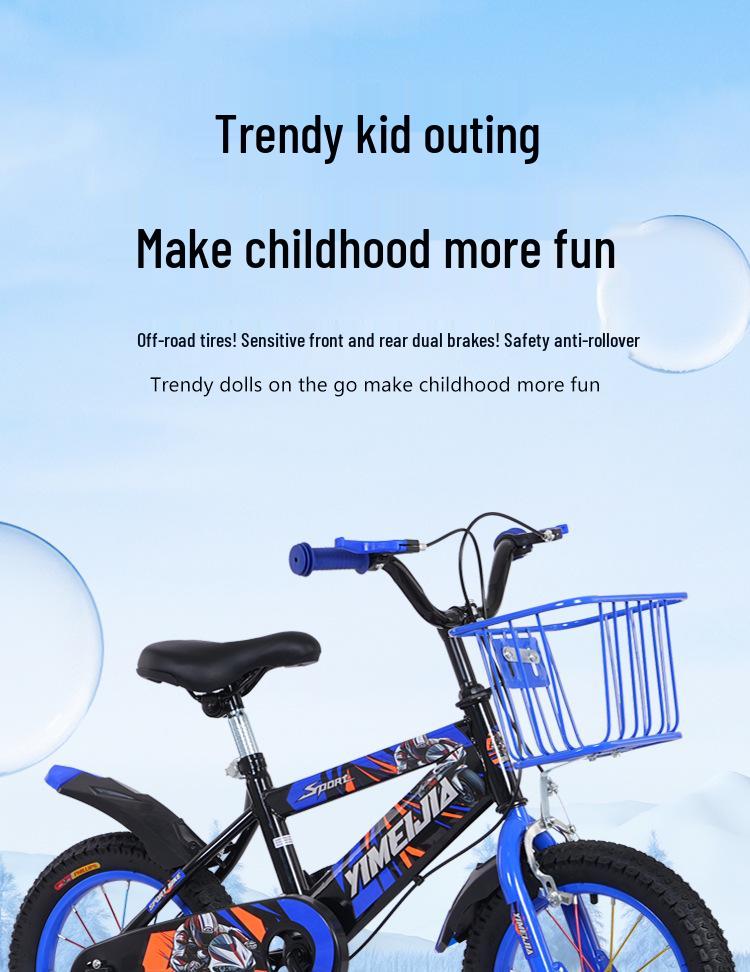 Children's Bicycle for Ages 3-9, Boys & Girls, Available in 12-18 Inch Sizes