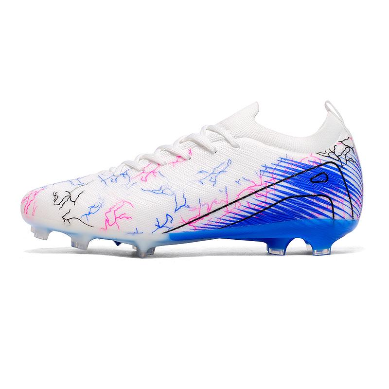 

Men s and Women s Low-Top Artificial Turf Football Shoes with Long Spikes 36