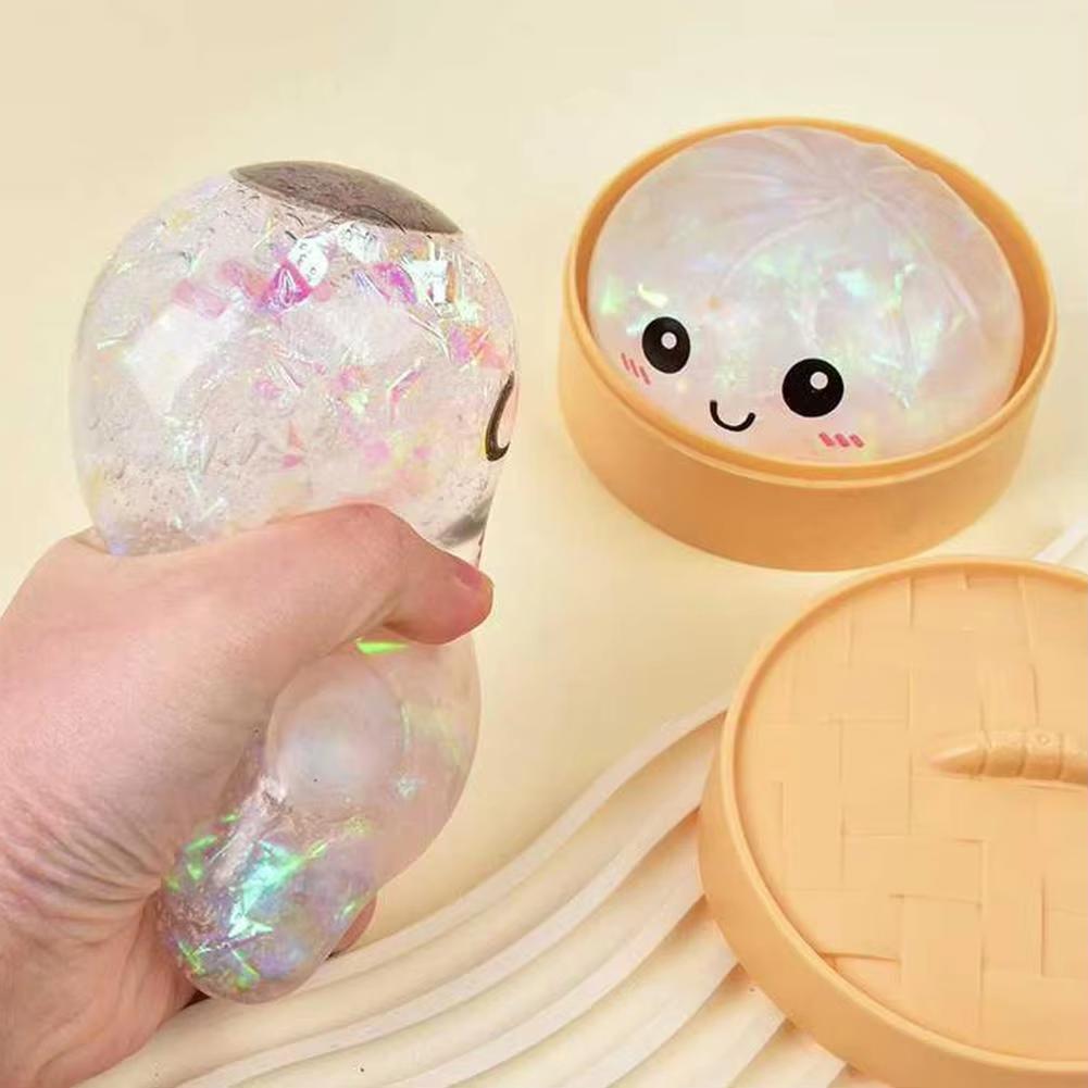Simulation Cute Green Apple Squeeze Toy, Slow Rebound Squishy Squeeze Toy, Stress Relief Fidget Toy for Adults Anxiety New
