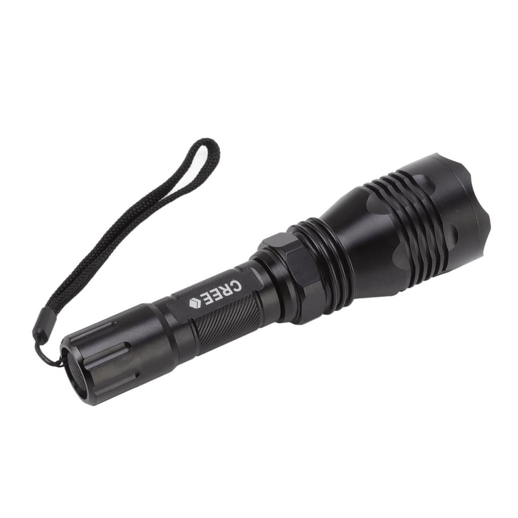 LED Taschenlampe Weißes Licht Hohe Helligkeit 300m Reichweite Hand-Taschenlampe für Outdoor-Wandern