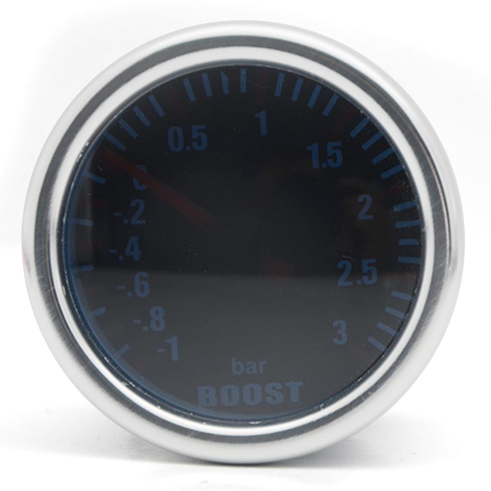 3.0 BAR 2"52MM Mechanical Turbo Boost Car Gauge Meter Auto White LED Universal