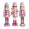 35cm Nutcracker Puppet Figure, Christmas Nutcrackers, Wooden Soldier Statue Toy, Ornament