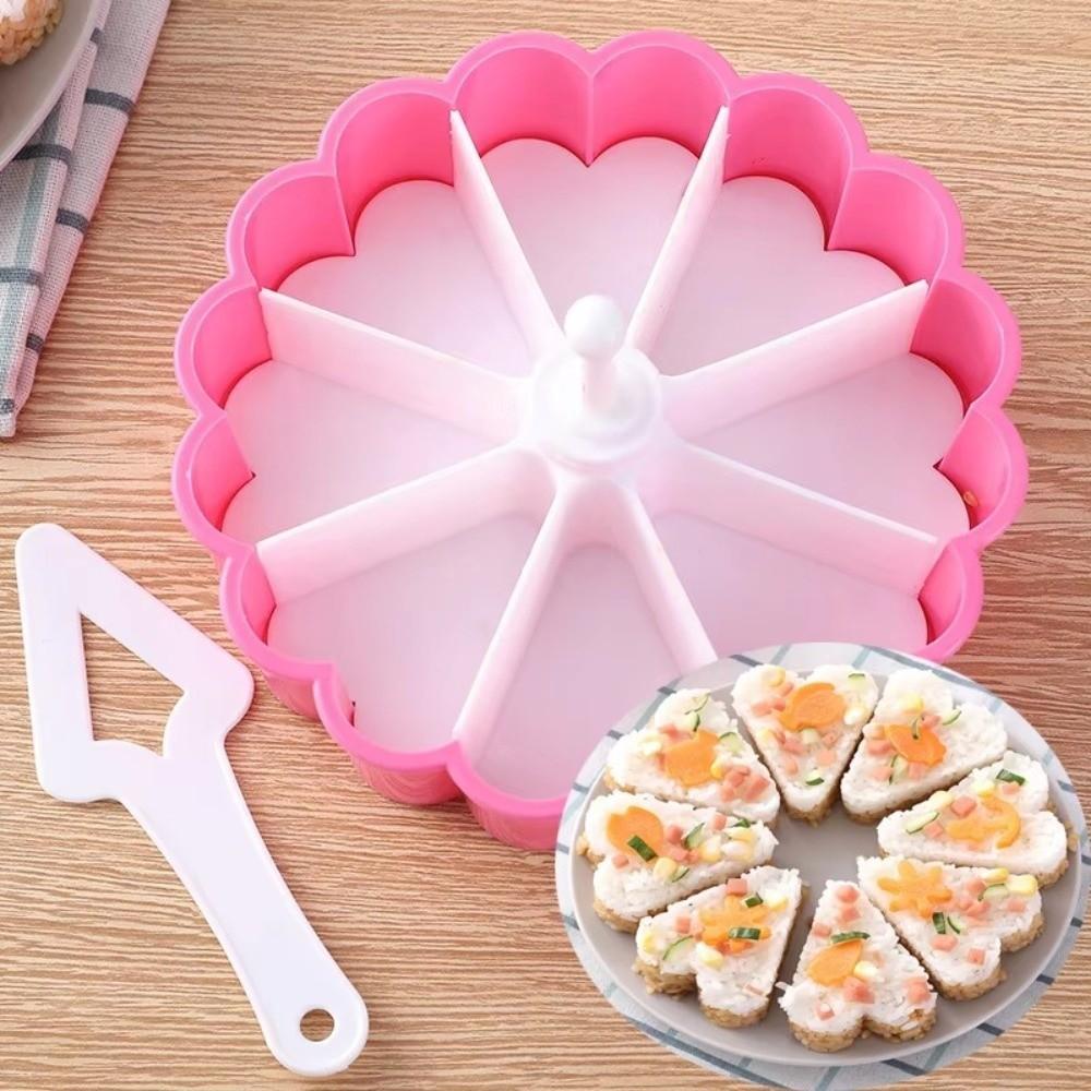 Plastic Sushi Rice Roller Mold Handmake Rice Ball Mold Vegetable Roll Press Mold Pudding Rolls