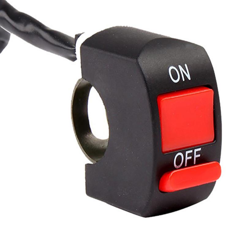 Motorcycle Handlebar Flameout Switch Motorbike On Off Button For Moto Bike Headlight Signal Lamp Universal Control Button