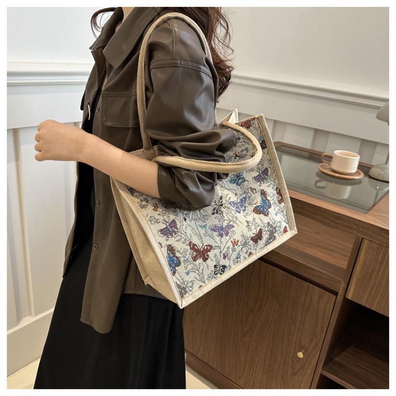 Vintage Handbag Personality Texture Commuter Bag Simple Small Fresh Class Tutoring Handbag for Women