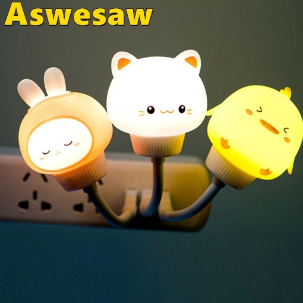 LED LED USB Night Light With Remote Control LED Night Lamp Cartoon Night Lamp  Christmas Gifts