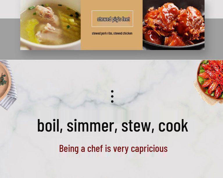 Dual-Use Ceramic Induction Cooker & Stew Pot for Open Flame – Ideal for Soups, Braised Dishes, and Hot Pot