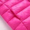 2025 Boy Girl Outerwear Teen Hooded Cotton Padded Tops Teenager Light Clothes Children Korean Puffer Jacket Zipper Warm Snowsuit