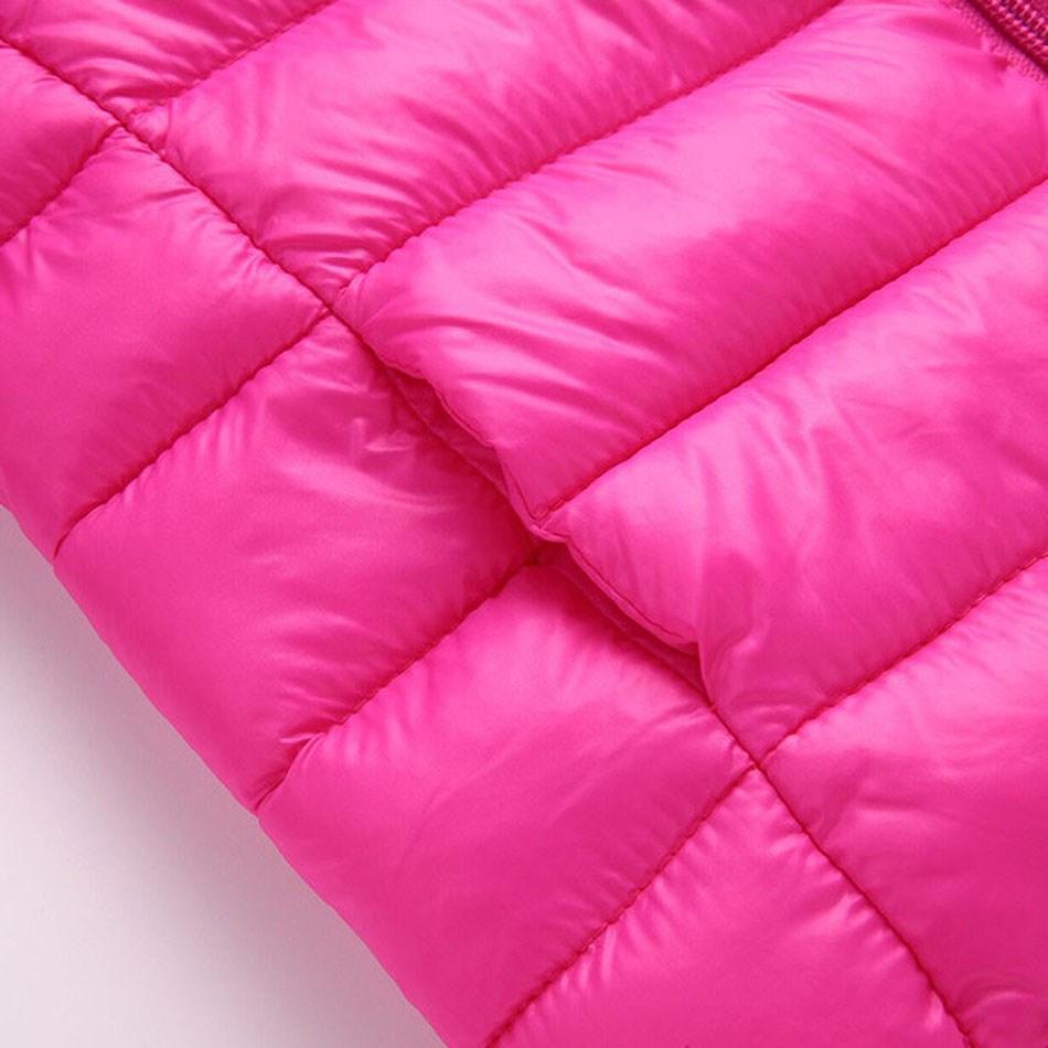 2025 Boy Girl Outerwear Teen Hooded Cotton Padded Tops Teenager Light Clothes Children Korean Puffer Jacket Zipper Warm Snowsuit