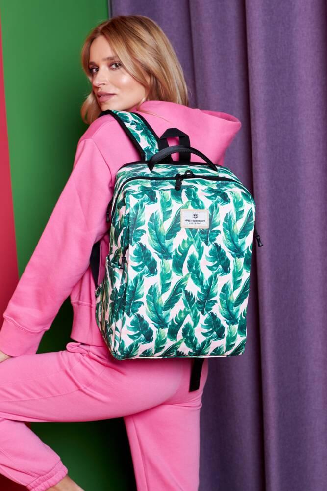 Spacious Women's Backpack Made of Polyester - Peterson