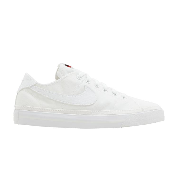 Nike Wmns Court Legacy Canvas Triple White 35.5