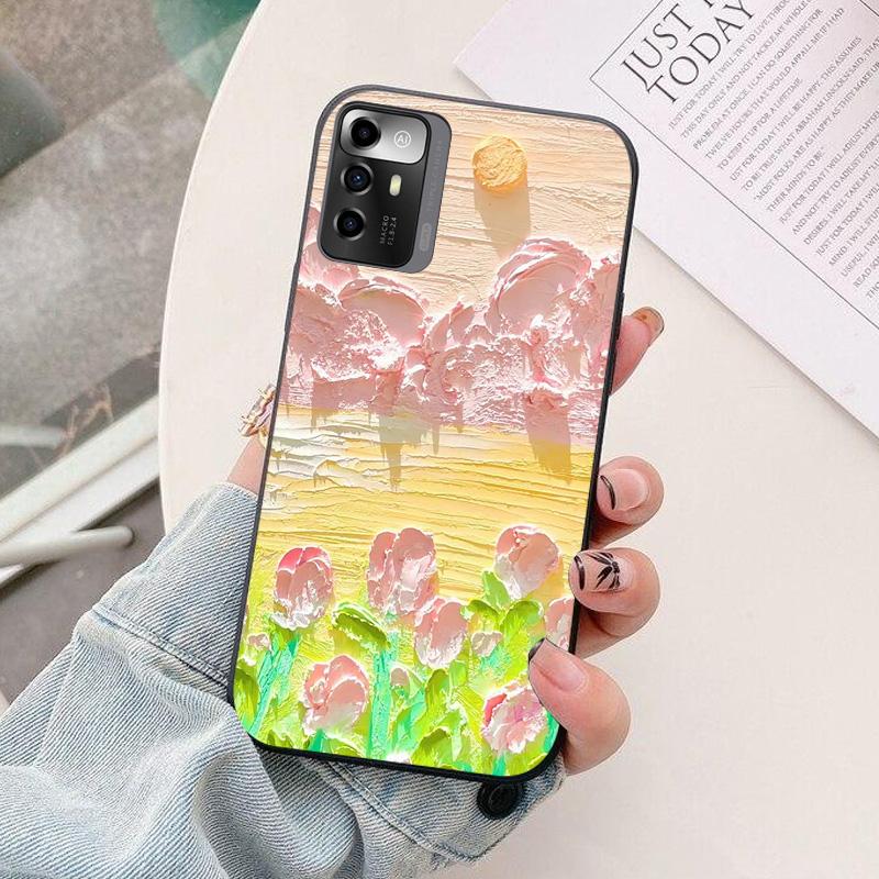 For ZTE Blade A72 5G Phone Case astronaut Animals Silicone Protection Back Cover For ZTE A72 5G A 72 7540N Funda Coque Protector
