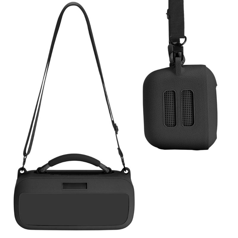 Portable Silicone Cover With Carrying Straps Protective Skin for Speakers, Water Resistant