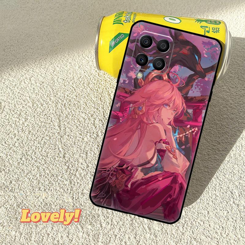 Genshin Impact Yae Miko Case For Samsung Galaxy M52 M36 M06 M16 M56 M33 M15 M55 M31 M13 M12 M14 M53 M32 M35 M34 M54