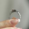 925 Sterling Silver Adjustable Chinese Zodiac Dragon Ring
