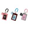 With Keychain Korean Style Card Holder Card Case Bungee Cord Student Card Cover Candy Color Love Heart Pendant ID Card Holders