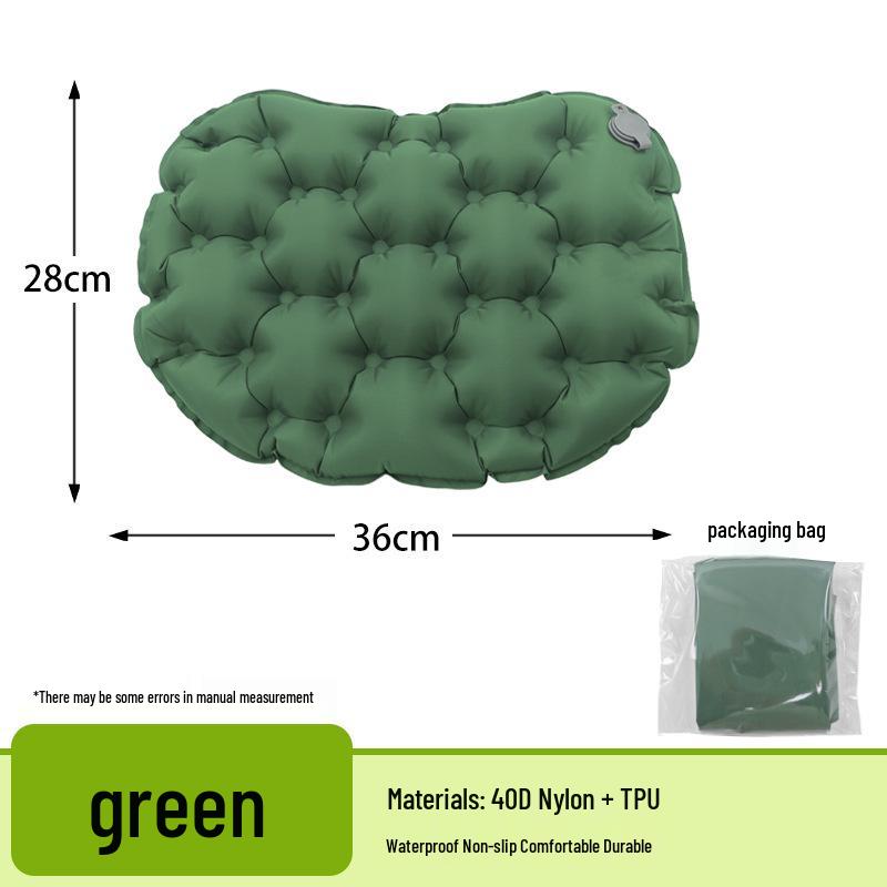 Portable Lightweight Inflatable Outdoor Camping Seat Cushion - Moisture-Proof for Hiking, Concerts, and Outings