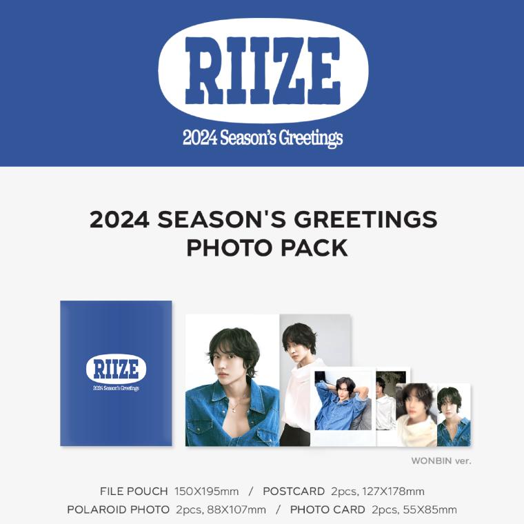 

Оформите предзаказ SMTOWN 2024 Season s Greetings Photo Pack RIIZE ver.