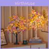 Birch Silver Tree Colorful Butterfly Tree Lights Christmas Decoration Supplies