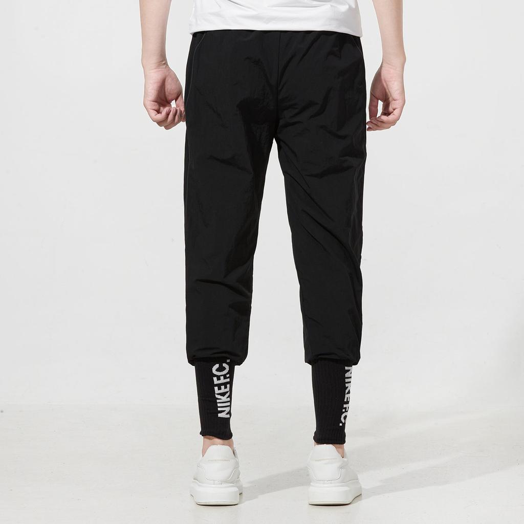 Nike Knitted Sweatpants Men's Black Moderate Cuffed Pants DJ0997-010